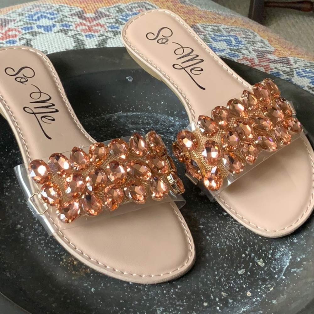 Jeweled sandals
